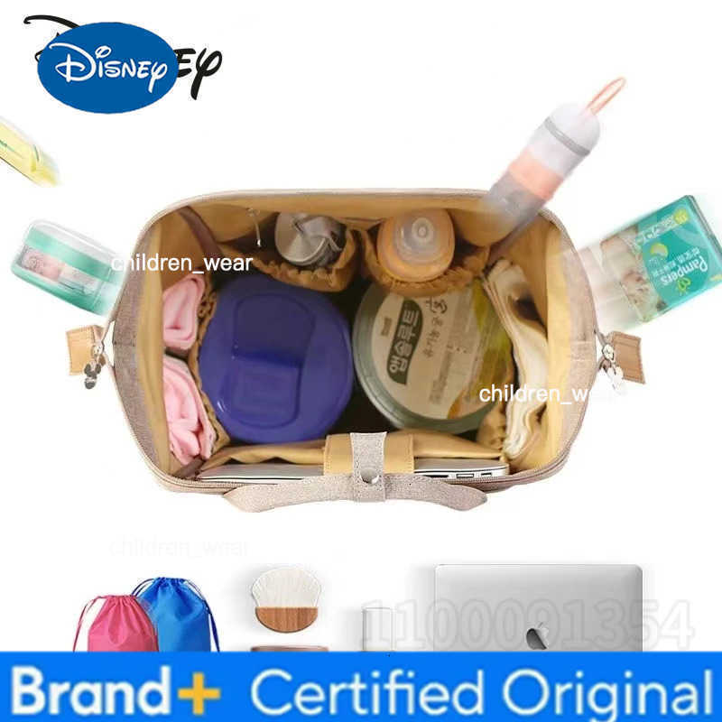Disney Mickey New Diaper Bag Backpack Luxury Brand Original Baby Diaper Bag Backpack Cartoon Baby Diaper Bag Multifunctional H260305