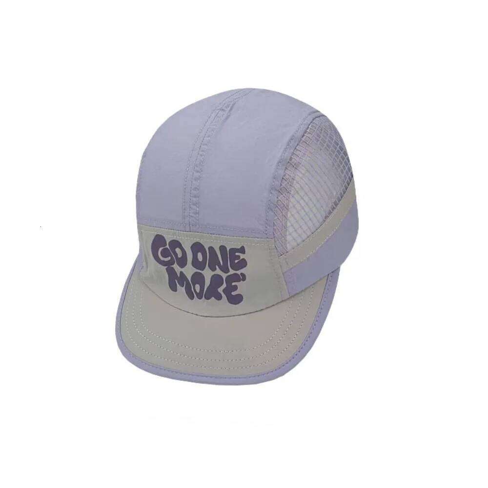 Letter Printing Quick-drying Hat Drawstring Design Japanese Style Short Brim Baseball Thin Adjustable Sun Visor Cap Unisex Y260304