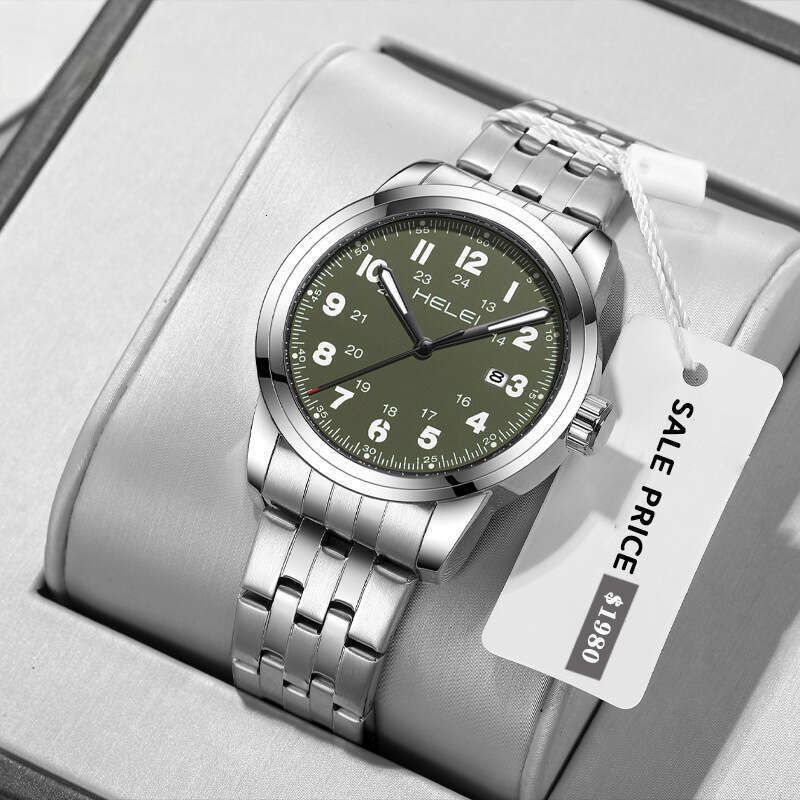 Best-Selling Cross-Border Outdoor Waterproof Sports Calendar Men's Quartz Watch High-Quality