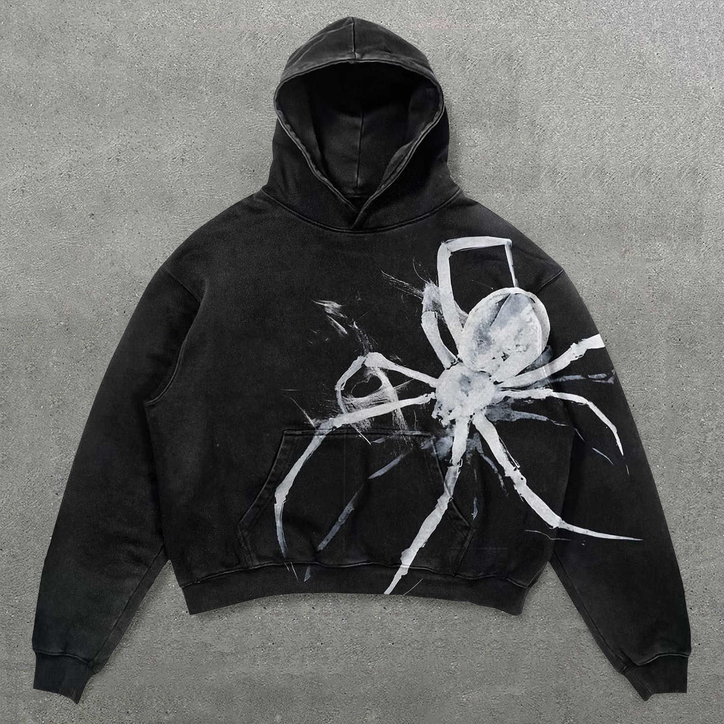 New American Retro Zipper Hoodie Men Hip-hop Casual Strtwear Trendy Brand Goth Harajuku Note Print Oversized Sweatshirt Women X251205