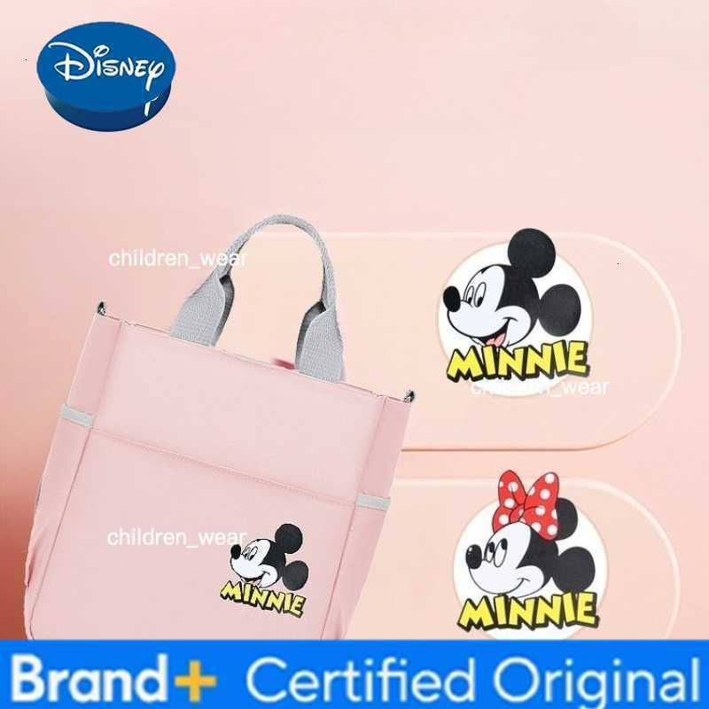 Disney Mickey New Diaper Bag Handbag Cartoon Fashion Portable Baby Diaper Bag Large Capacity Baby Products Storage Bag H260305