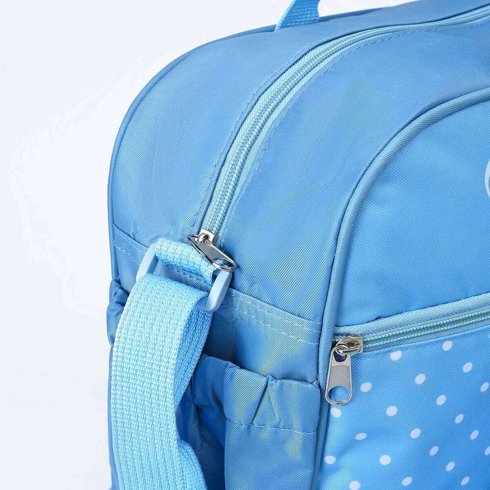 Mommy Five Piece Fashion Print Bears Multifunctional Large Capacity One Shoulder Crossbody Maternal Baby Diaper Bag Z260304