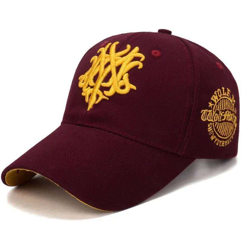 New Fashion Chrysanthemum Embroidery Cotton Baseball Cap Classic Outdoor Casual Sports Sun Trucker Dad Hat Y260304