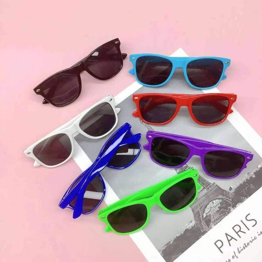 2025 Retro Round Frame Sunglasses, UV Resistant Sunshade Glasses New Fashion Rice Nail Children's Sunglasses For Boys And Girls Z260305