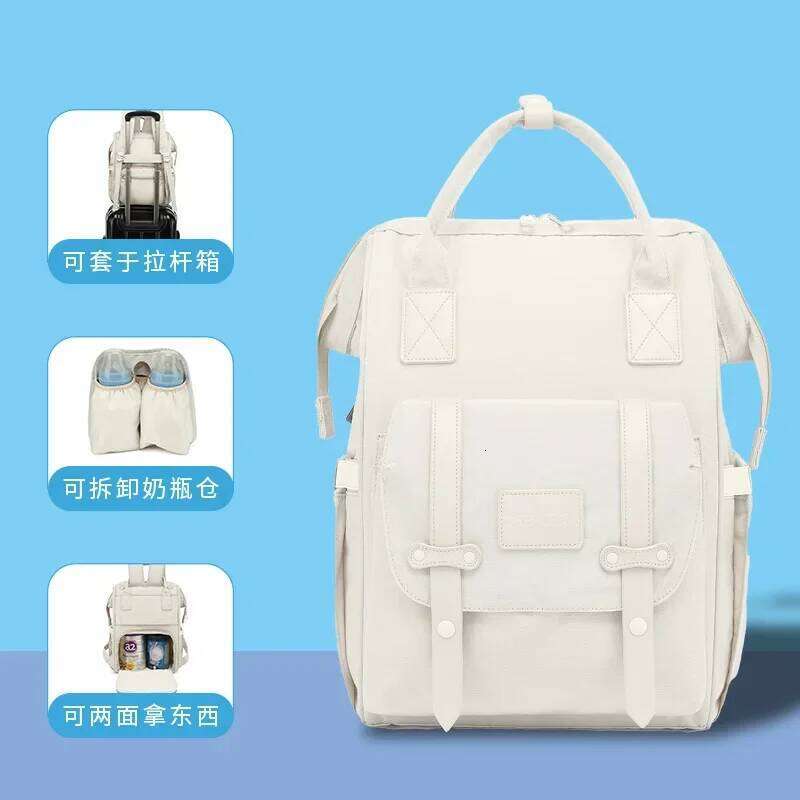 Diaper Bags Mom Backpack Maternity for Large Capacity Mommy Waterproof Travel Baby Stroller Bag Mother Kids Z260304