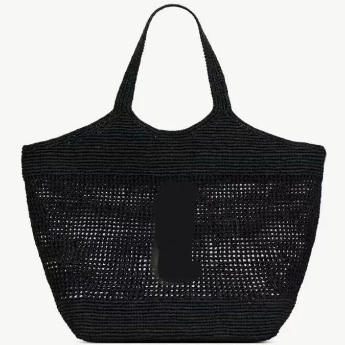 Large Size Woven Straw Handbag Casual Beach Tote Bag Womens Fashionable Style Handcrafted Basket Handbag Soft Square Shape 260303