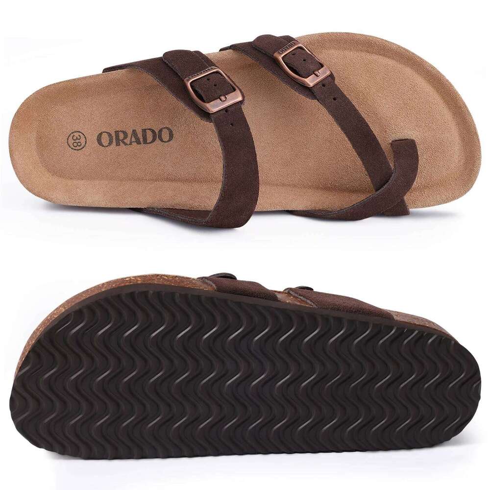 Kidmi New Flip Flops for Men With Arch Support Mat Comfortable Summer Beach Walking Thong Cushion Sandals Slip On Indoor Outdoor