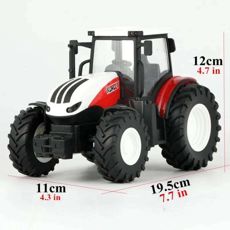 1/24 Rc Car Remote Control Tractor Trailer with Light Farmer Electric Model Radio-Control Truck Kids Xmas Festival Gift Z260304