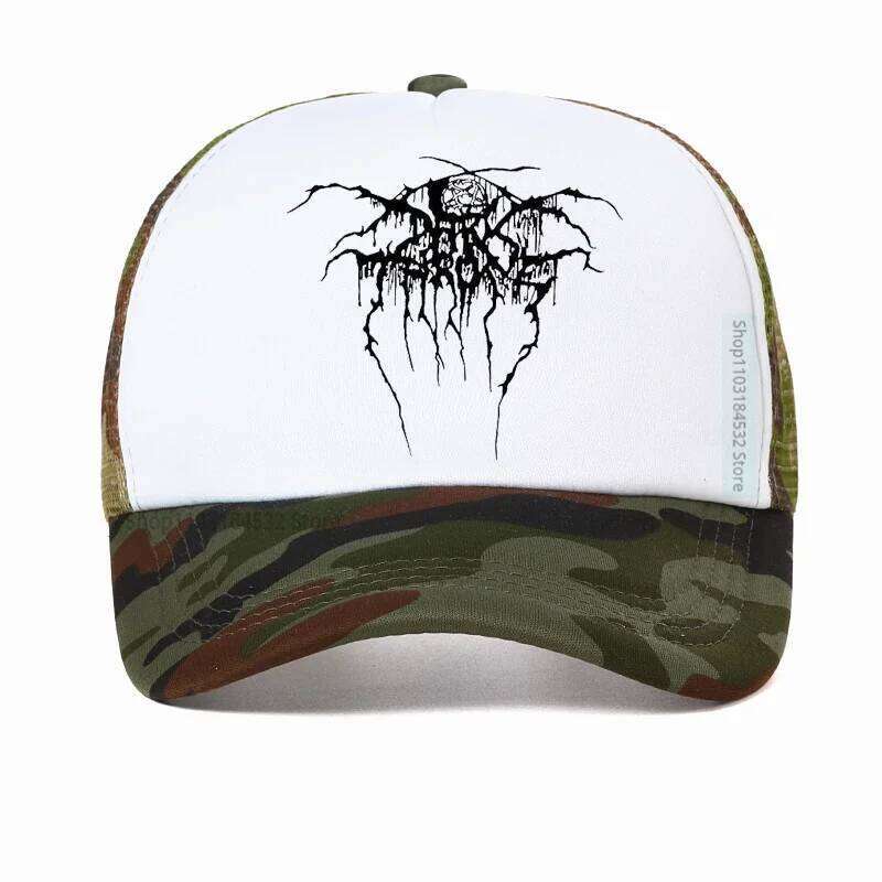 Darkthrone New Death Band men hat rock Logo hats Black Metal Mayhem Dimmu Borgir Taake Dark Throne Baseball cap Y260304