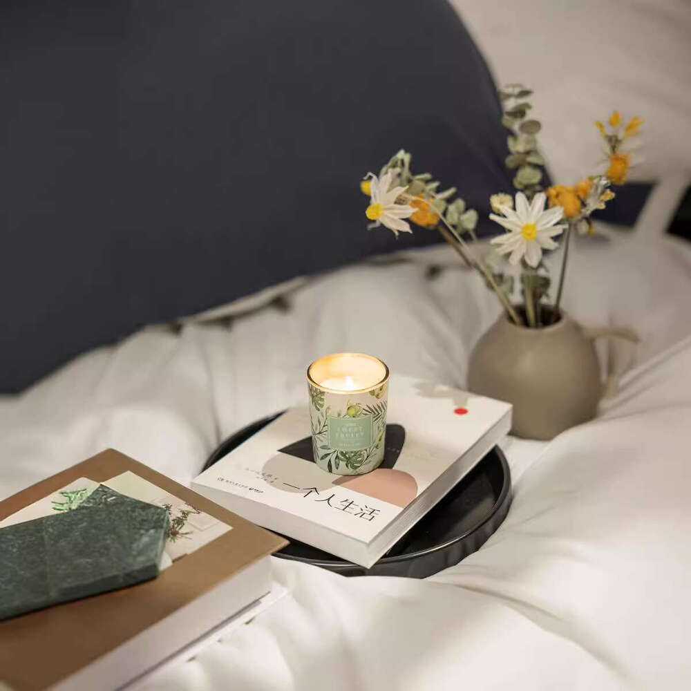 New of Three Soy Wax Scented Candles for Home Indoor Long-lasting Fragrance Birthday Gift Box Set Souvenir W260304 W260305