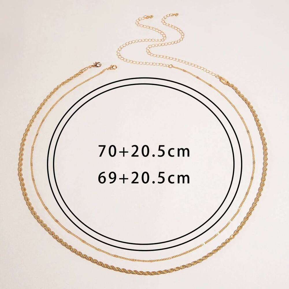 Docona Gold Color Beaded Summer Chain Elegant Bead Waist Link Beach Bikini Jewelry Accessories for Women body jewelry S260304
