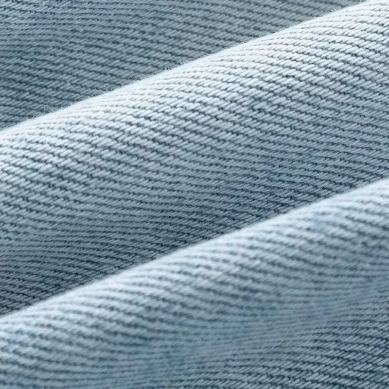 Men Casual Denim Shorts Male Comfortable Elastic Waist Straight Leg Soft Short Pants Light Blue Loose Baggy Wide Leg Jeans 260228