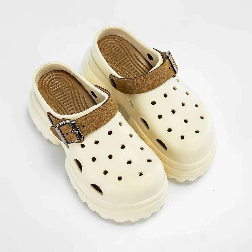 Women Fashion Clogs Indoor Street Slippers 10CM High Heels Sandals Thick Sole Beach Slides Female Leisure Platform Shoes