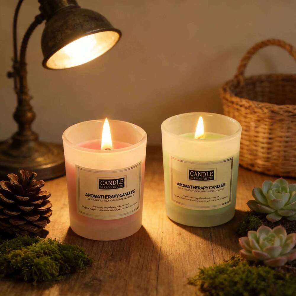 Premium Scented Long-Lasting Fragrance Natural Soy Wax Candle for Home Decor Bedroom Living Room Aromatherapy Gift W260304 W260305
