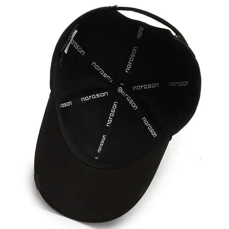 Sunshade Korean Men's Sun Hat Black Ins Tide Simple Casual And Versatile Baseball Cap Y260304