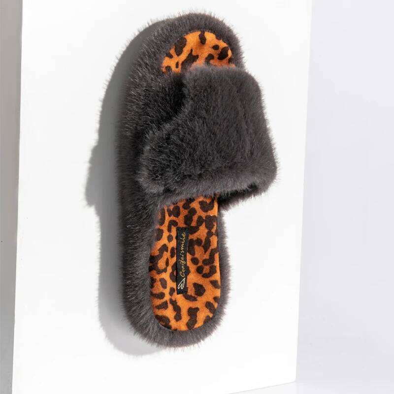 Kidmi Womens Memory Foam Furry Indoor Cotton Shoes Warm Comfort Lightweight Fuzzy Plush Ladies Casual Slippers