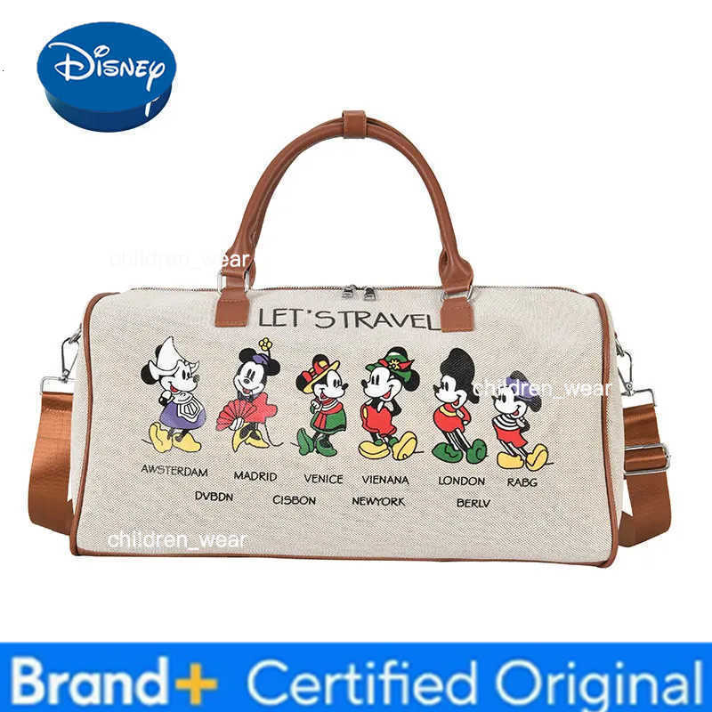 Disney Mickey New Diaper Bag Handbag Cartoon Cute Baby Diaper Bag Handbag Luxury Brand Fashion Baby Bag Multifunctional H260305