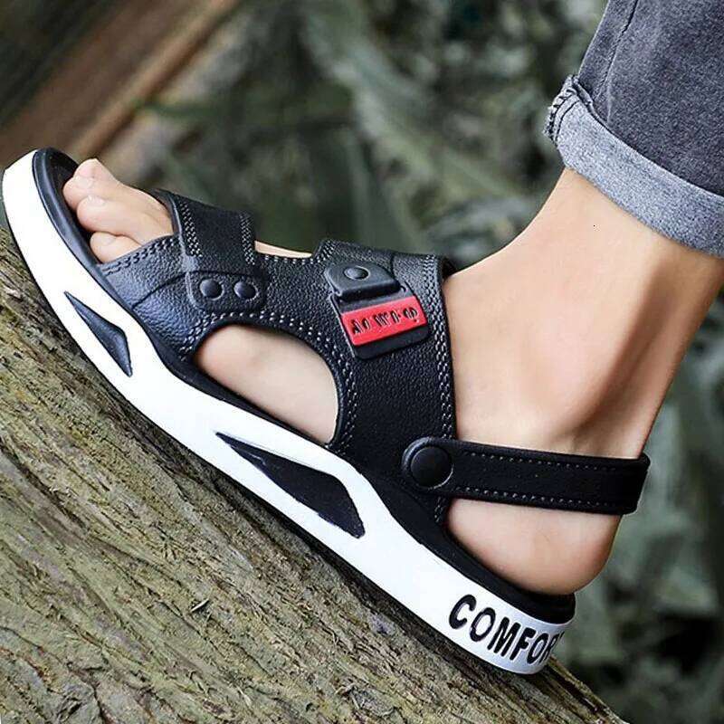 Kidmi Mens Shoes Breathable EVA Beach Fashion Summer Outdoor Sandals For Youth Dual-purpose Casual Comfortable Slippers