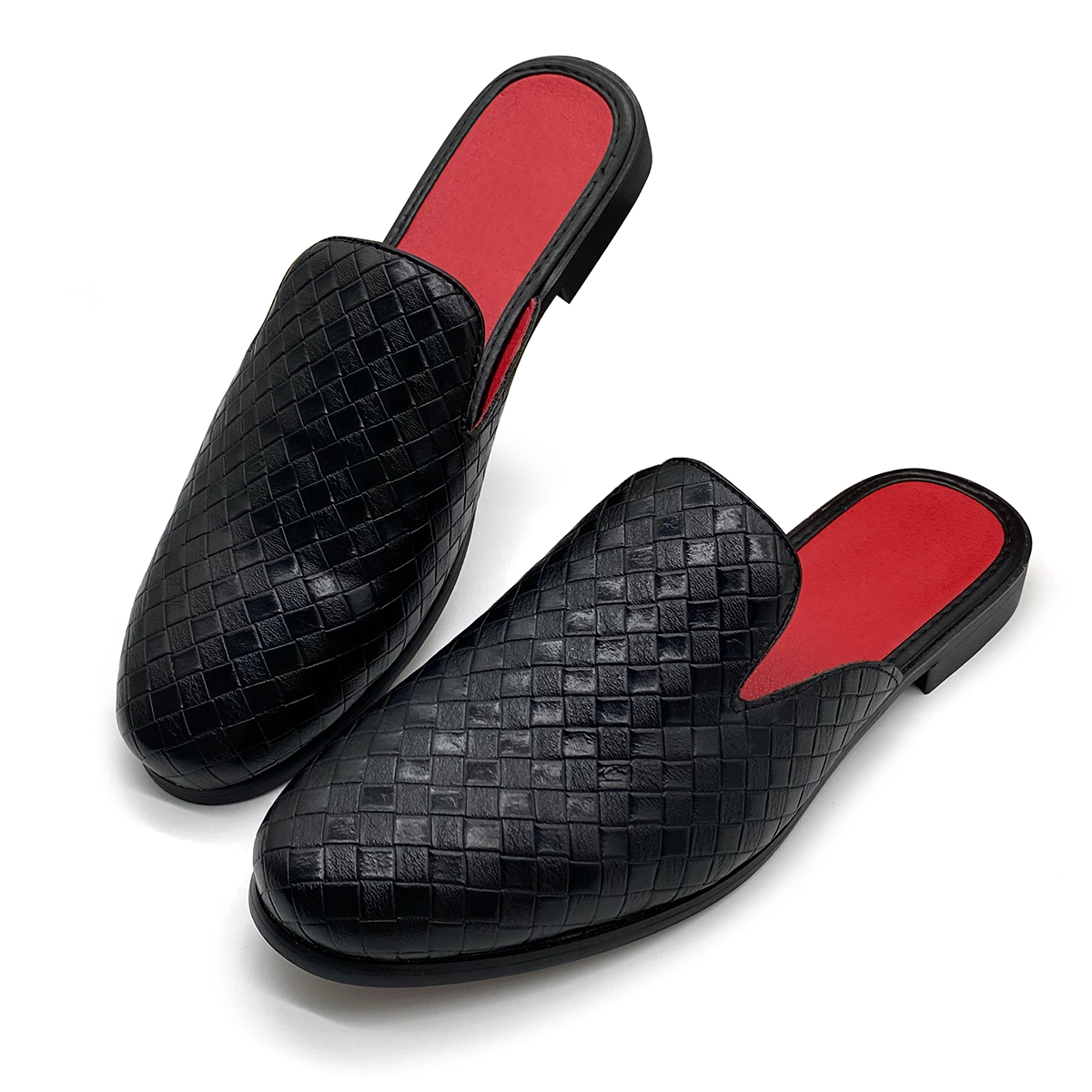 High quality Designer Slippers Wrapped loafers Sandals Flat High Quality Fashion Winter Summer Shoes Weaving Leather Slide Women Men