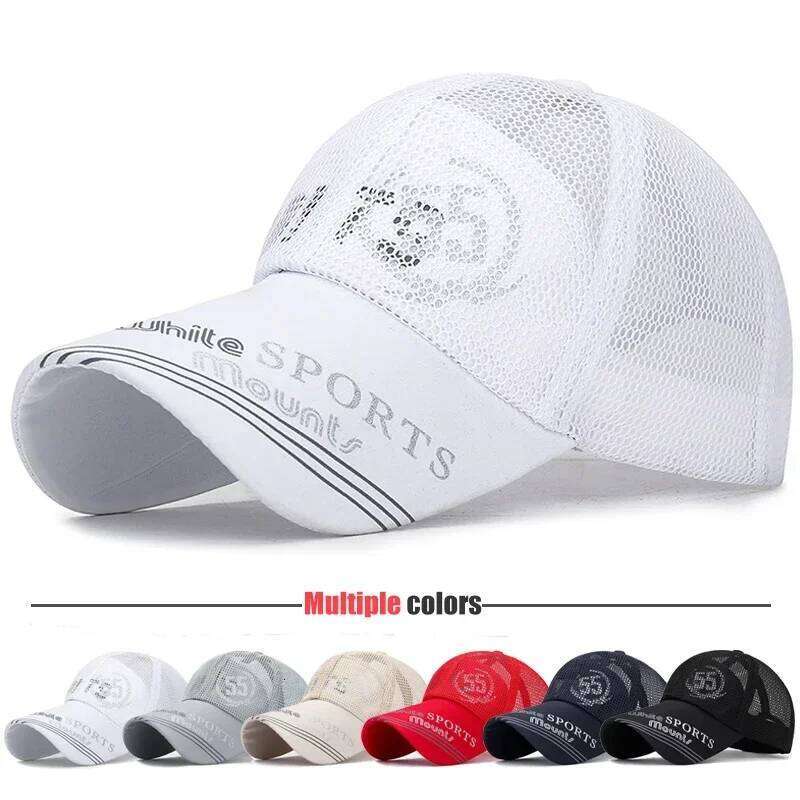 Fashion Accessories Print Pattern Breathable Brim Baseball Cap Unisex Outdoor Travel Casual Sport Adjustable Snapback Hat Y260304