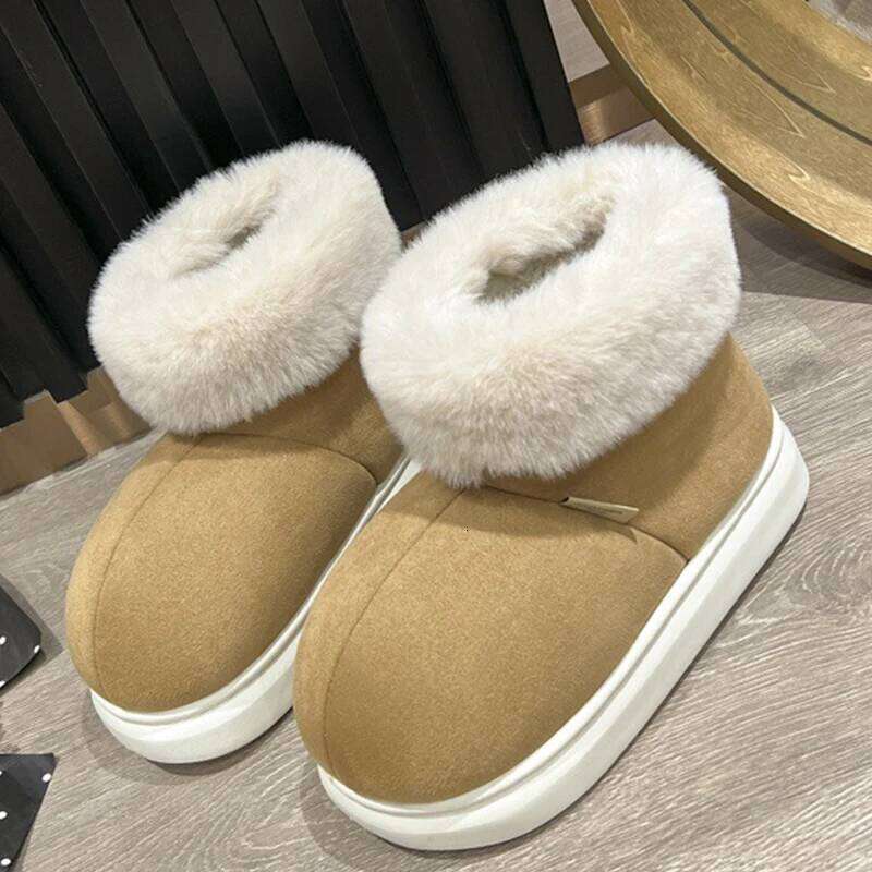Kidmi Classic Winter Outdoor Fashion Ankle Long For Women Padded Boots New Indoor Warm Fur Shoes