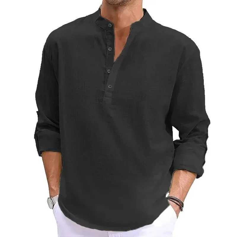 Animal Game Cotton Shirts for Men Casual Shirts Lightweight Long Henley Shirts Hawaiian Southern T Shirts for Mans Shirt M260305