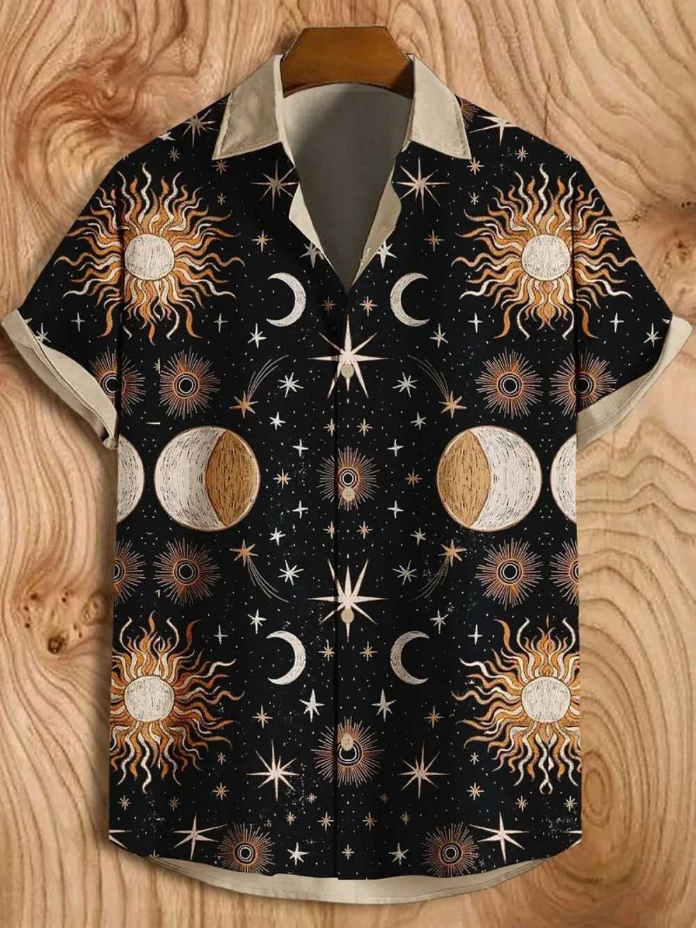 Mens Beautiful Graphics Shirts Fashion Short Sleeve Button Down Lapel Shirts For Summer Oversized Tops Casual Hawaiian Shirts M260305