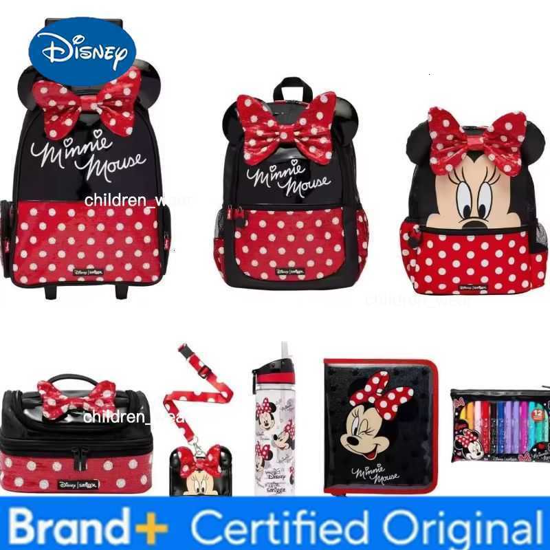 Disney Mickey Mouse Cartoon Schoolbag Red Student Backpack HandbagWater Cup An Excellent Holiday Gift Or Birthday Gift For Kid H260305