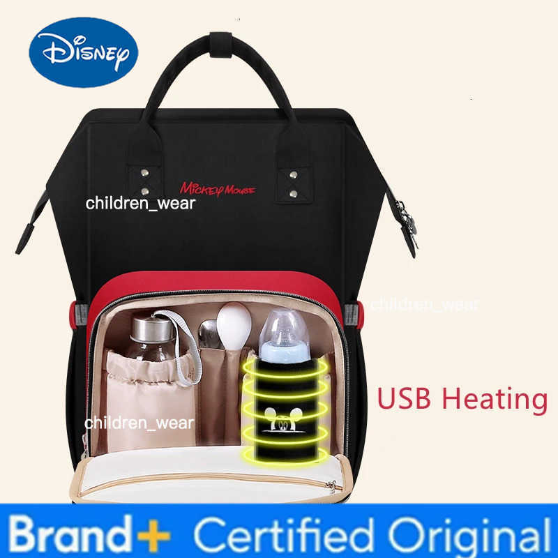 Disney Diaper Backpack Baby Bags for Mom Fashion Mummy Maternity Diaper Organizer Mickey Minnie Stroller Travel Bag H260305