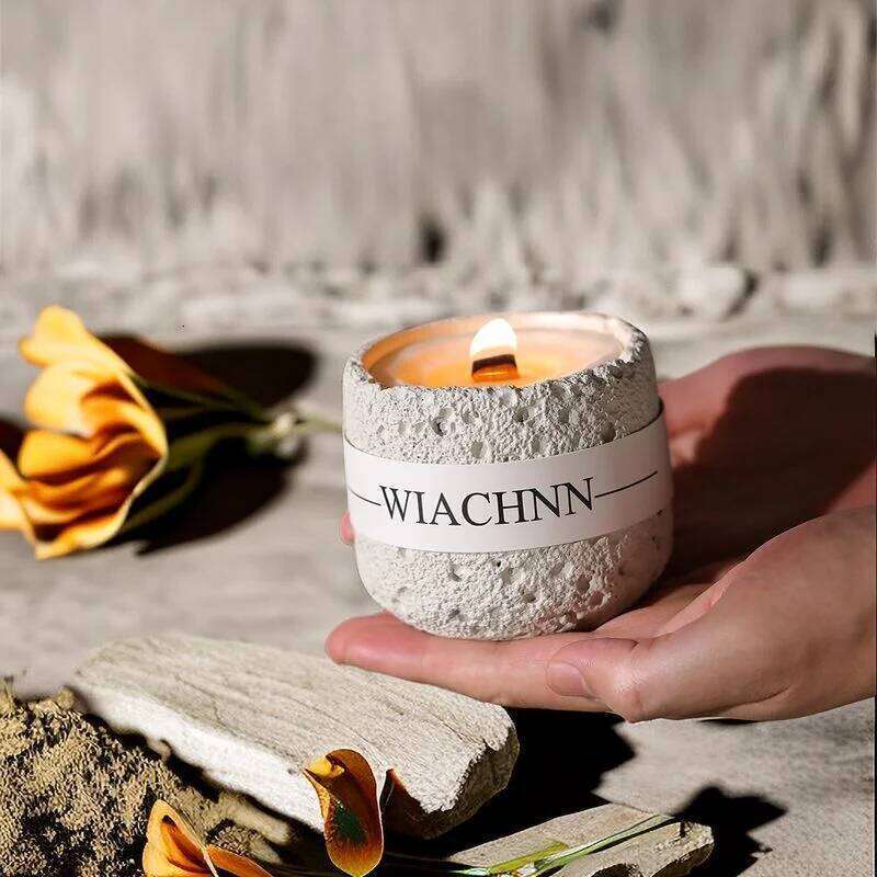 Advanced Scented Household Creative Desktop Birthday Gift Incense Candle Lasting Room Fragrance Decoration New W260304 W260305