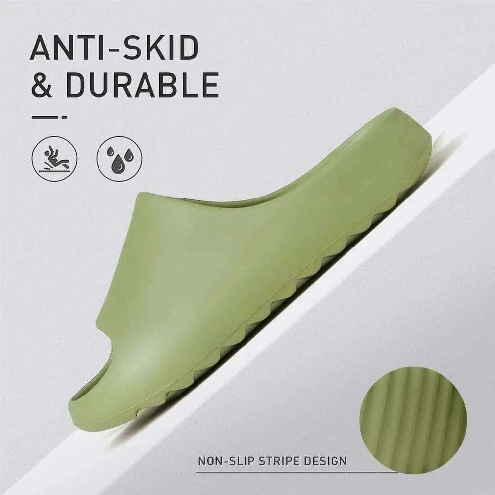KIDMI Unisex Slides for Women and New EVA Comfort Shower Shoes Light Waterproof Summer Sandals Men Cloud Slippers