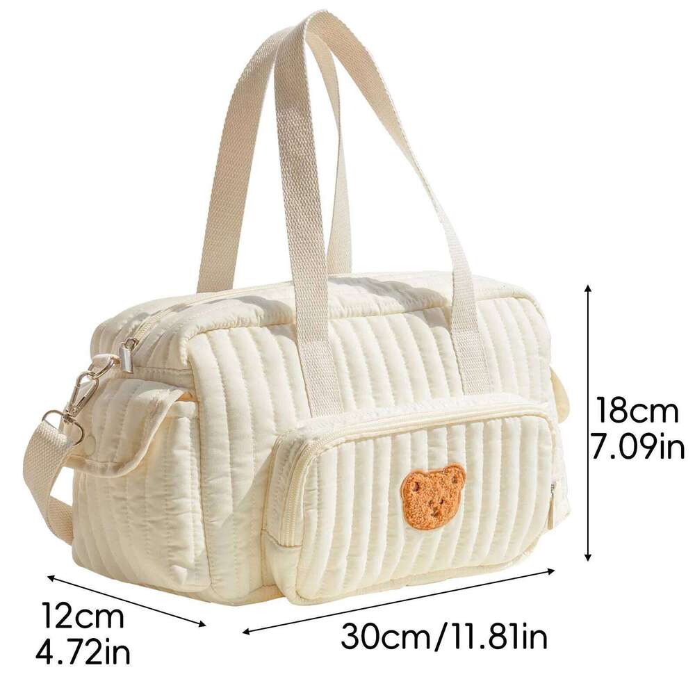 Workwear Mommy Portable Handbag, Multifunctional Storage Cross-Body Mother and Baby Bag, Large Capacity Z260304