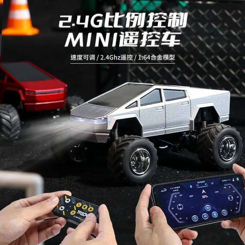 1:64 High-Speed Mini Desktop Alloy Children'S Remote Control Wireless Simulation Sports Car Model Gift Z260304
