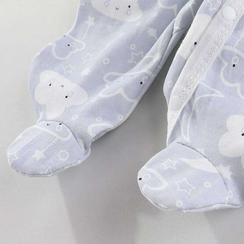 Newborn New Autumn Winter Baby Bodysuit Summer Girl Romper Soft Boys Jumpsuit Children's Clothes 0 to 9 Months Z260304