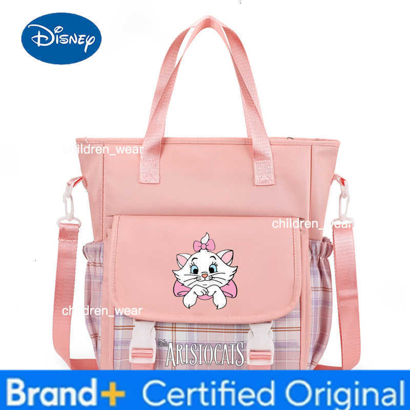 Disney The Aristocats Marie Cat Girls Student Handbags Shoulder Bags Tote Messenger Bag Handbag Cross body Bags Girls Satchels School H260305