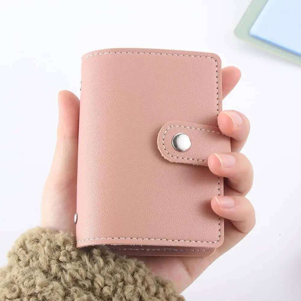New Anti-theft ID Credit Card Holder Fashion Women's 26 Cards Slim PU Leather Pocket Case Purse Wallet Bag for Women Men Female C260304