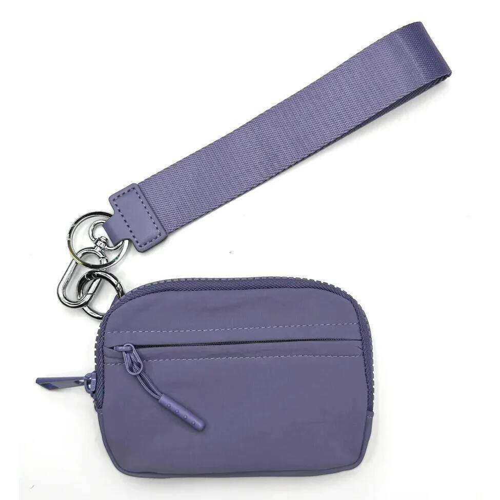 Simple Casual Wind Waterproof Nylon Multifunctional Card Keychain Women's Coin Change Bag C260304