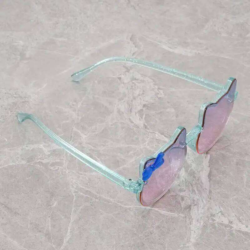 2025 Glasses, Gradient Children's Sunglasses Girls' UV375 Protection, Baby Cute Cartoon Z260305