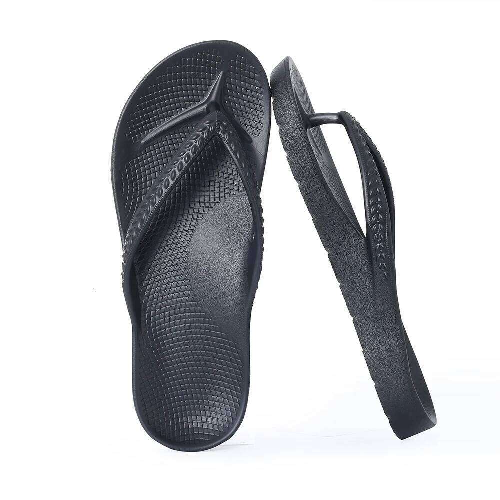 Kidmi Men Women Orthotic for Plantar Beach Flip Flops Fasciitis Relief Light Shock-Absorbing Thong Sandals