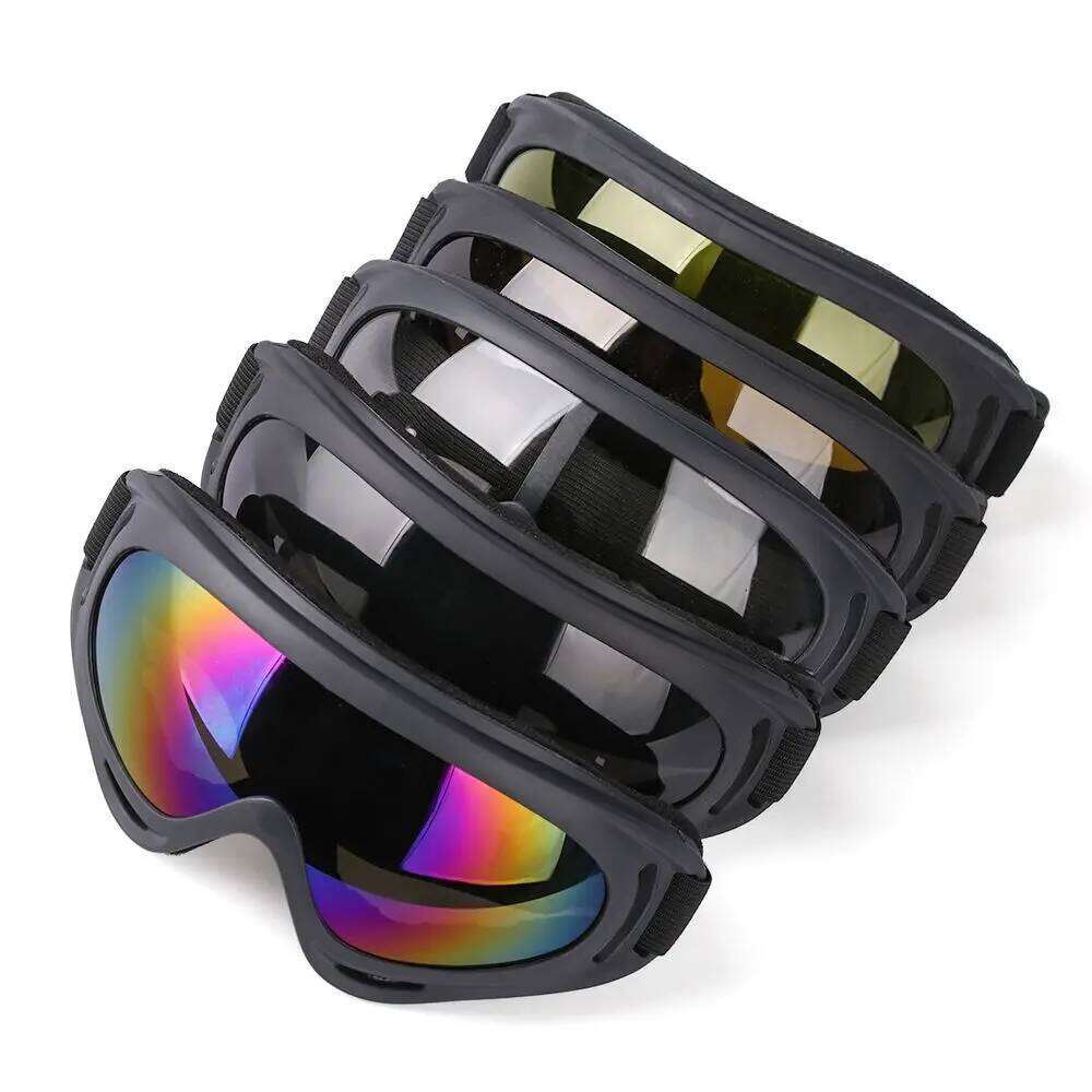 Winter Windproof Eyewear Dustproof Moto Cycling Lens Frame Ski Goggles Outdoor Sports Snowboard Transparent Glasses S260304