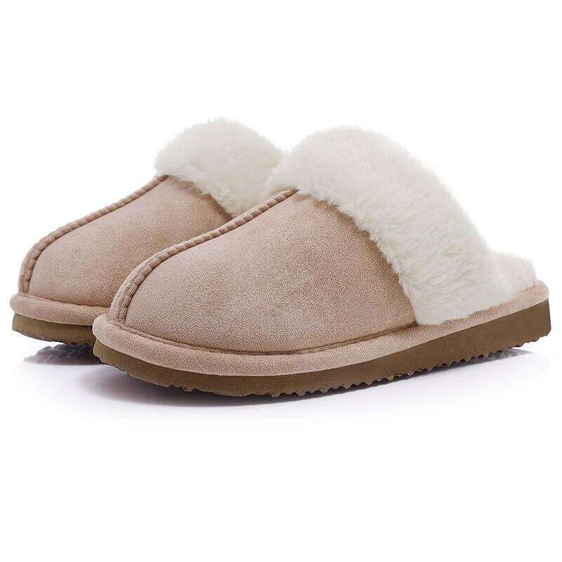 Kidmi Women's Soft Fluffy Fuzzy Ladies Winter House Slippers New Warm For Woman Comfortable Womens Shoes