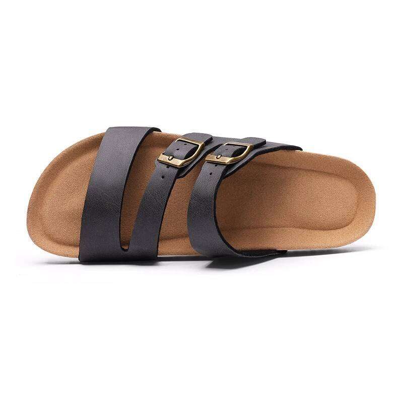 Kidmi New Women With Three Straps Summer Nonslip Casual Ladies Beach Soft Holiday Pool Cloud Sandals