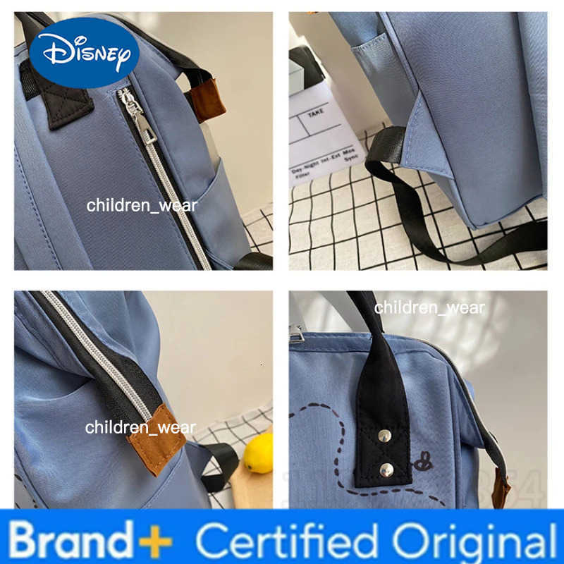 Disney Winnie The Pooh New Diaper Bag Backpack Cartoon Cute Mother and Baby Bag Large Capacity Lightweight Travel Mommy Bag H260305