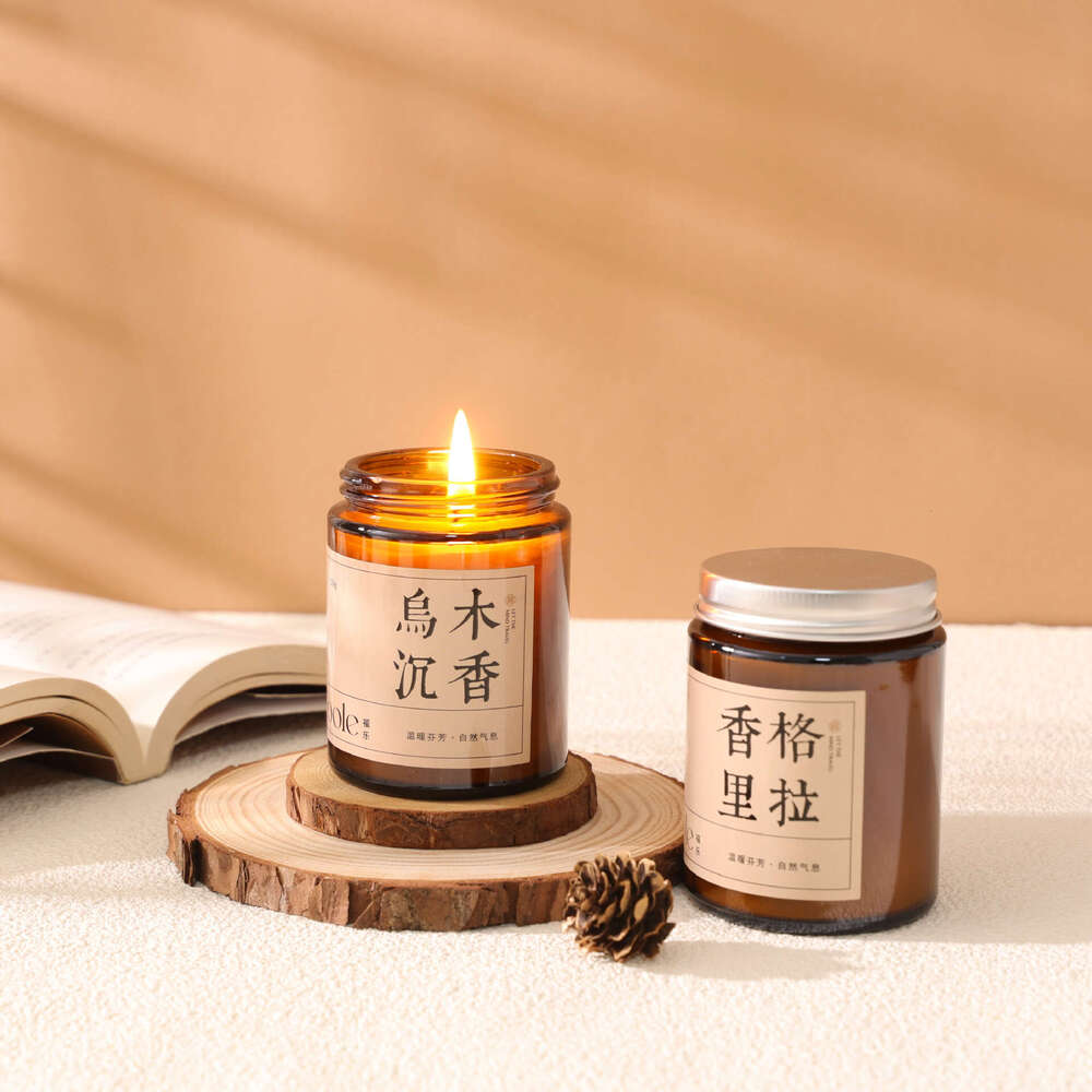 Home High-end Indoor Long-lasting Gift Box Bedroom Fragrance Ornament Aromatherapy Candle Cup W260304 W260305