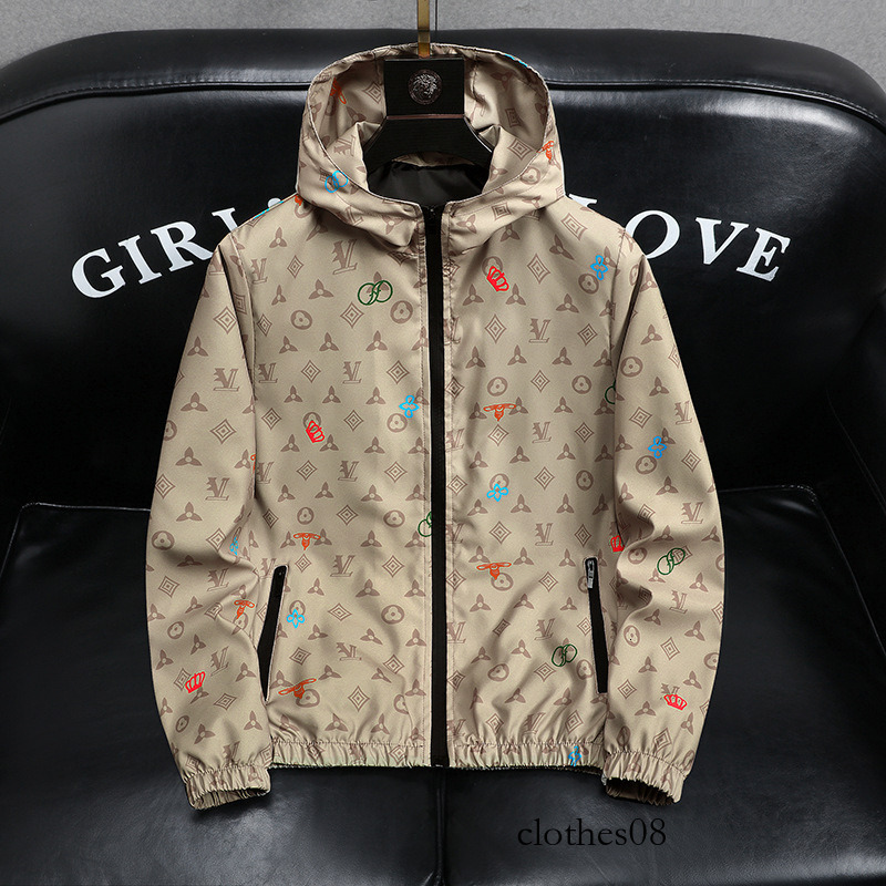 European Station Light Luxury Clothing Plus Size Spring Jacket Men's Casual Hooded Loose Oversized Coat Trendy