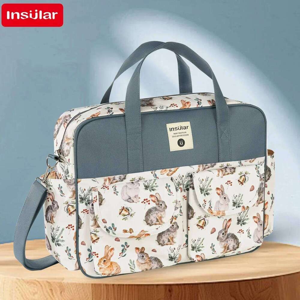 Mommy Diaper For Babies LargeCapacity Organizer Waterproof Wide Opening Travel Messenger Crossbody Mummy Baby Nappy Bag Z260304