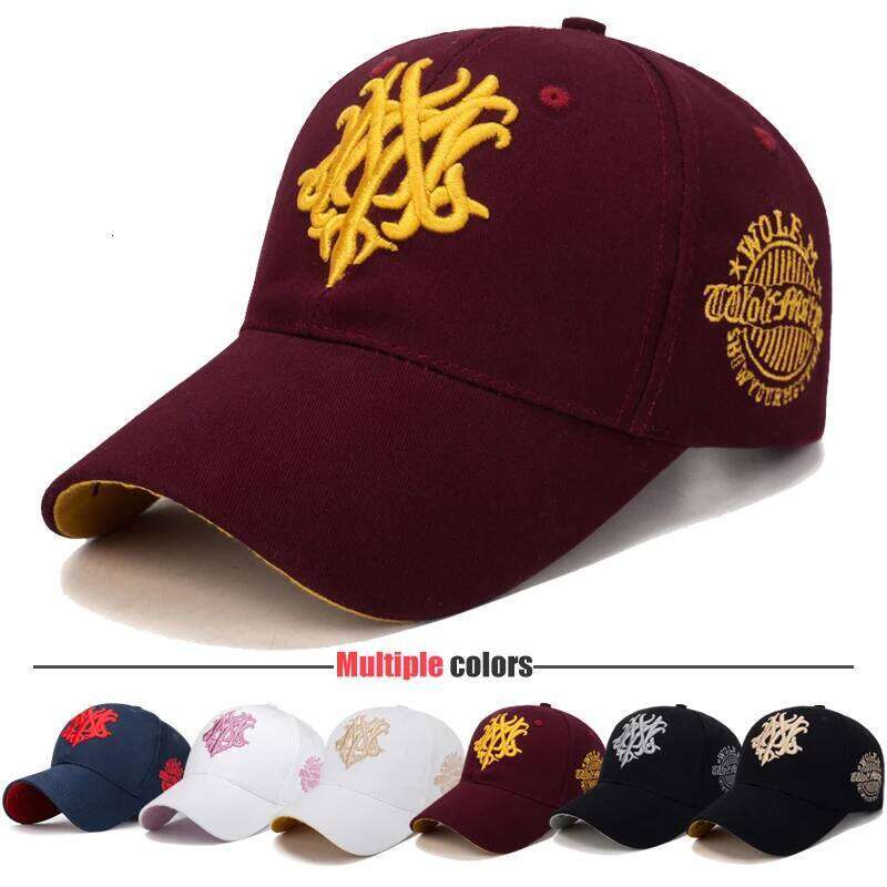 New Fashion Chrysanthemum Embroidery Cotton Baseball Cap Classic Outdoor Casual Sports Sun Trucker Dad Hat Y260304