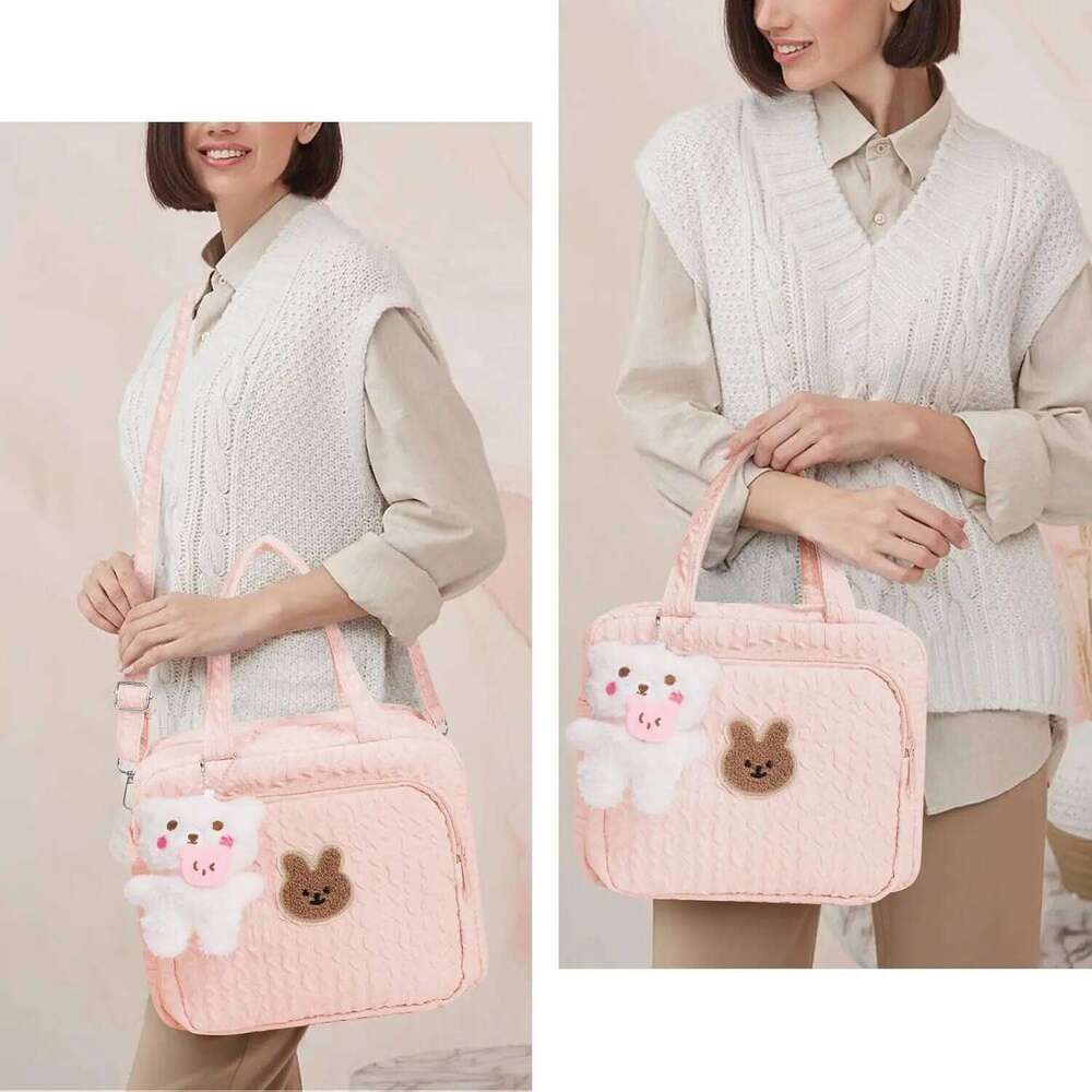 Tote, Mommy Cute Nappy Crossbody Travel Diaper Tote Multifunction Baby Storage Bag Z260304