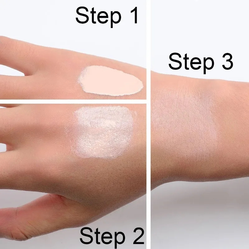 4 in 1 Foundation Liquid Hydrating Medium Full Coverage Concealer SPF 50 Longwearing Waterproof Foundation Natural Face Makeup 260305