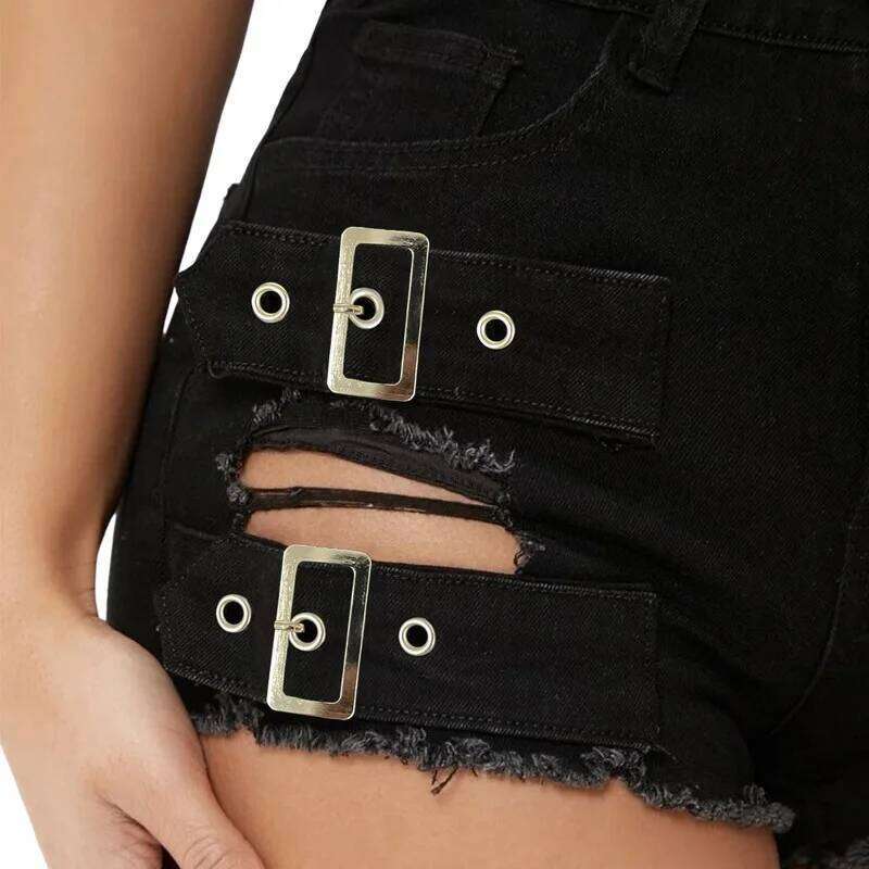 2026 New High Waist Sexy Stretch Denim Shorts Ripped Jeans for Women XJ260305